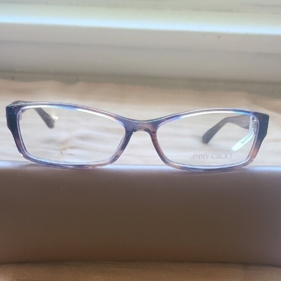 NEW & AUTHENTIC EYEGLASSES JIMMY CHOO MODEL- JC41, SIZE 53-14-130, COLOR E68 - Picture 2 of 4